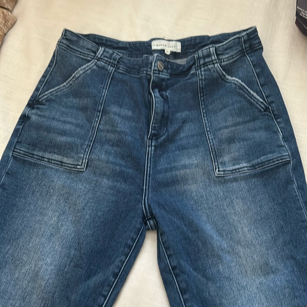Risen Rosie Ankle Flare Jeans 32/15